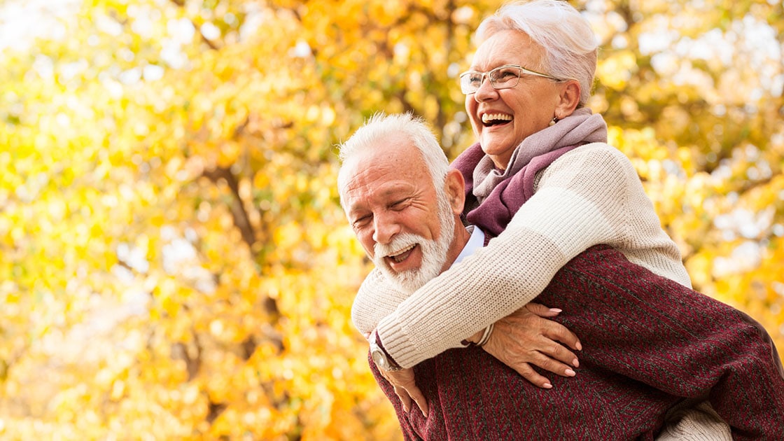 Dentures - Couple Smiling